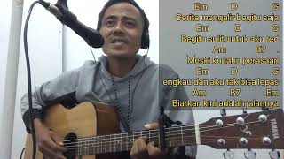 Pengorbanan cinta  setia band Cover Gitar akustik [upl. by Boutis]