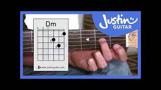 D Minor Chord Dm  Stage 2 Guitar Lesson  Guitar For Beginners BC123 [upl. by Melicent616]