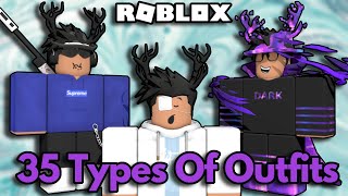 Types of Roblox Players Outfits [upl. by Bradford]