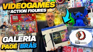 🚨 Vídeos Games Action Figures Colecionáveis na Galeria Pagé [upl. by Bertilla523]