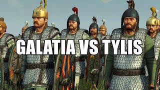 Galatia vs Tylis  Multiplayer Battle  Total War Rome 2 [upl. by Nnylhsa]