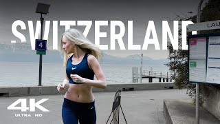 4K Lausanne Switzerland 2022 Walk around city  Ultra HD [upl. by Lockhart]