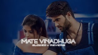 Maate Vinadhuga Song Slowed  Reverb Taxiwaala  Vijay DeverakondaPriyanka  Sid Sriram [upl. by Christiano]