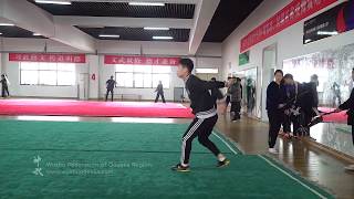 Wushu taolu classes training in the Wudang Wushu Academy [upl. by Russon]