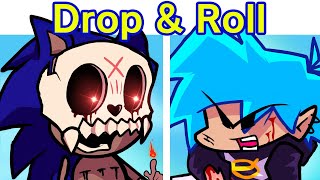 Friday Night Funkin VS SonicEXE Rerun UST  Drop and Roll  Diablo FNF Mod FanMade [upl. by Mathian937]