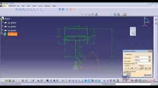 CATIA HINDI TUTORIAL ANIMATE CONSTRAINT [upl. by Warrin]