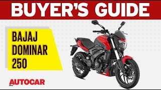 Bajaj Dominar 250  What do you get for the money  Buyers Guide  Autocar India [upl. by Grassi]