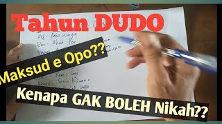 Cetho  Penjelasan tentang TAHUN DUDA Aboge Asapon  Kenapa Tidak Boleh Menikah di Taun Dudo [upl. by Fritzie]