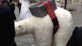 The Bankside Polar Bear London December 2012 [upl. by Richman530]