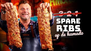 SPARERIBS maken op de kamado [upl. by Adnaloj]