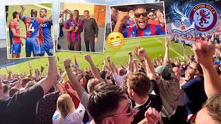 CRYSTAL PALACE 50 ASTON VILLA VLOG MATETA GRABS A HATTRICK AS WE CRUISE TO FINISH IN THE TOP 10 🦅 [upl. by Ahsielat33]