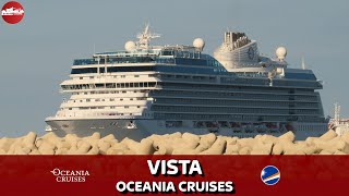 BARI  Partenza nave da crociera VISTA OCEANIA CRUISES  UHD [upl. by Archer]