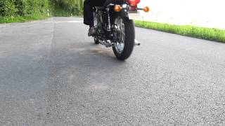 Kawasaki W800 Exhaust Soundcheck after Modification Part 2 [upl. by Alehc459]