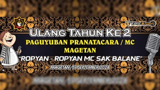 LIVE TOPIX STUDIO ULTAH KE 2 PAGUYUBAN PRANATACARA  MC MAGETAN  JKM AUDIO  LAPANGAN CANDIREJO [upl. by Tound260]