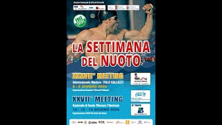 27 edizione del quotMeeting Nazionale di Nuoto Tifernum Tiberinumquot seconda giornata [upl. by Anahsohs]