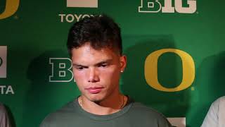 Dillon Gabriels instant reactions from Oregons 2414 win over Idaho [upl. by Gibby]