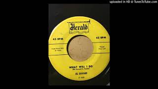 AL SAVAGE  WHAT WILL I DO WITHOUT YOU 1956 [upl. by Burty]