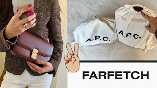 Let’s Talk about VALUE ✌️ New APC Handbags from FARFETCH 📦 📦 [upl. by Vittoria]