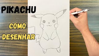 COMO DESENHAR O PIKACHU [upl. by Souvaine810]