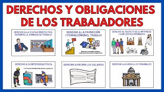 DERECHOS y OBLIGACIONES de los TRABAJADORES  Economía de la empresa 161 [upl. by Leachim416]