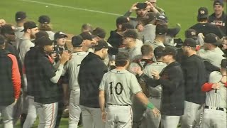 Norfolk Tides celebrating their wins with the fans [upl. by Heall]