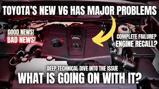 Toyotas New V6 Engine Has Major Problems Whats Going On With It [upl. by Llorrac]