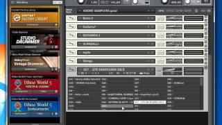 Kontakt controle de volume dos instrumentos [upl. by Suivatra290]