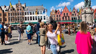 IN BRUGES 4K WALKING TOUR IN BRUGGE BELGIUM [upl. by Naujik]