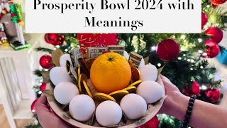 DIY Prosperity Bowl 2024 with Meanings [upl. by Ruder]