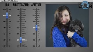 DSLR Basic Settings ISO Shutter Aperture Metering [upl. by Brookner]