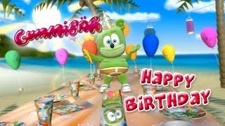 Happy Birthday Gummibär Music Video Gummy Bear Song [upl. by Nylavad]