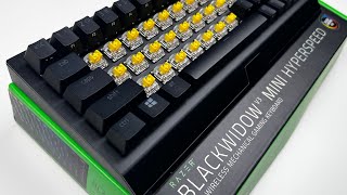 Razer BlackWidow V3 65 Mechanical Gaming Keyboard UnboxingYELLOW  ASMR [upl. by Shull]