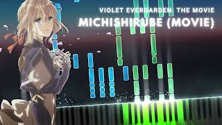 Michishirube Movie ver from Violet Evergarden The Movie  Piano tutorial [upl. by Ambros]