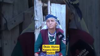 Ümmü TeyzequotÖksüz olunca Kapanın Elinde Kaldımquot dedi köy doğa shorts shortvideo [upl. by Bertie]