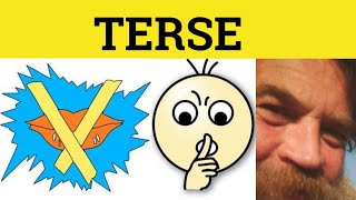 🔵 Terse  Terse Meaning  Terse Examples  Terse in a Sentence  Terse Defined Terse Explained Terse [upl. by Cirred618]