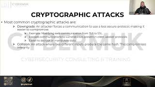 24  Cryptographic Attacks CompTIA Security SY0701 [upl. by Juline234]