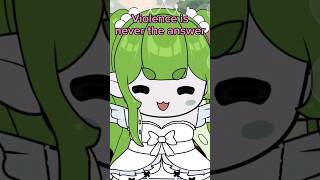 Violence is never the answer cutevtuber cnvtuber vtuber中文 art [upl. by Riki]