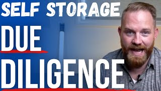 Your DUE DILIGENCE in Self Storage Investing with Checklist [upl. by Notslar]