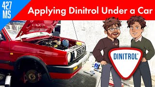 How easy is it to apply Dinitrol under a classic car  427 Motorsports [upl. by Aemat935]