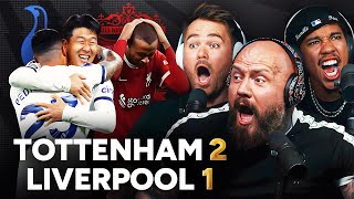 TWO Sent Off in CONTROVERSIAL Last Minute Win SPURS 21 LIVERPOOL [upl. by Swehttam294]