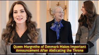 Queen Margrethe Abdicates Throne After Health Scare Royal Update [upl. by Schilt]