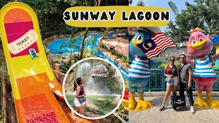 Sunway Lagoon Malaysia Biggest  Amusement amp Water Rides  Must Do In Kuala Lumpur ✨❤️ [upl. by Norraj]