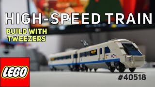 LEGO HighSpeed Train  40518  Long  tetraplegic assembly [upl. by Vito]