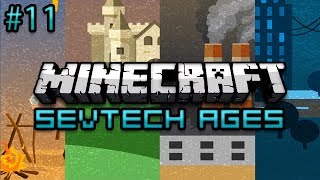 Minecraft SevTech Ages Survival Ep 11  Impossible Coal [upl. by Neelrac65]