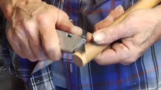 Tapering Dowel for Walking Cane Plug [upl. by Tayler]