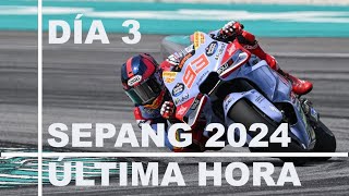 ÚLTIMA HORA MOTOGP DÍA 3 SEPANG 2024 HOY CAERÁ UN 56 [upl. by Lund]