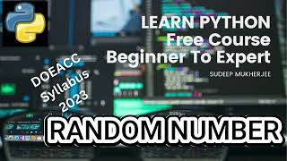 Mastering Pythons Random Module Comprehensive Tutorial हिंदी मे [upl. by Olin]