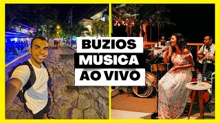 O que fazer em Búzios a noite  Restaurantes com música ao vivo [upl. by Godred]