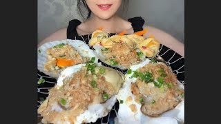 Oysters ASMR Eating NO TALKING  Ksuffka ASMR [upl. by Vijar78]