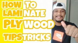 HOW TO LAMINATE PLYWOOD  STEP BY STEP  BEGINNERS GUIDE  TIPS amp TRICKS  MR LEE TV [upl. by Laehcimaj]